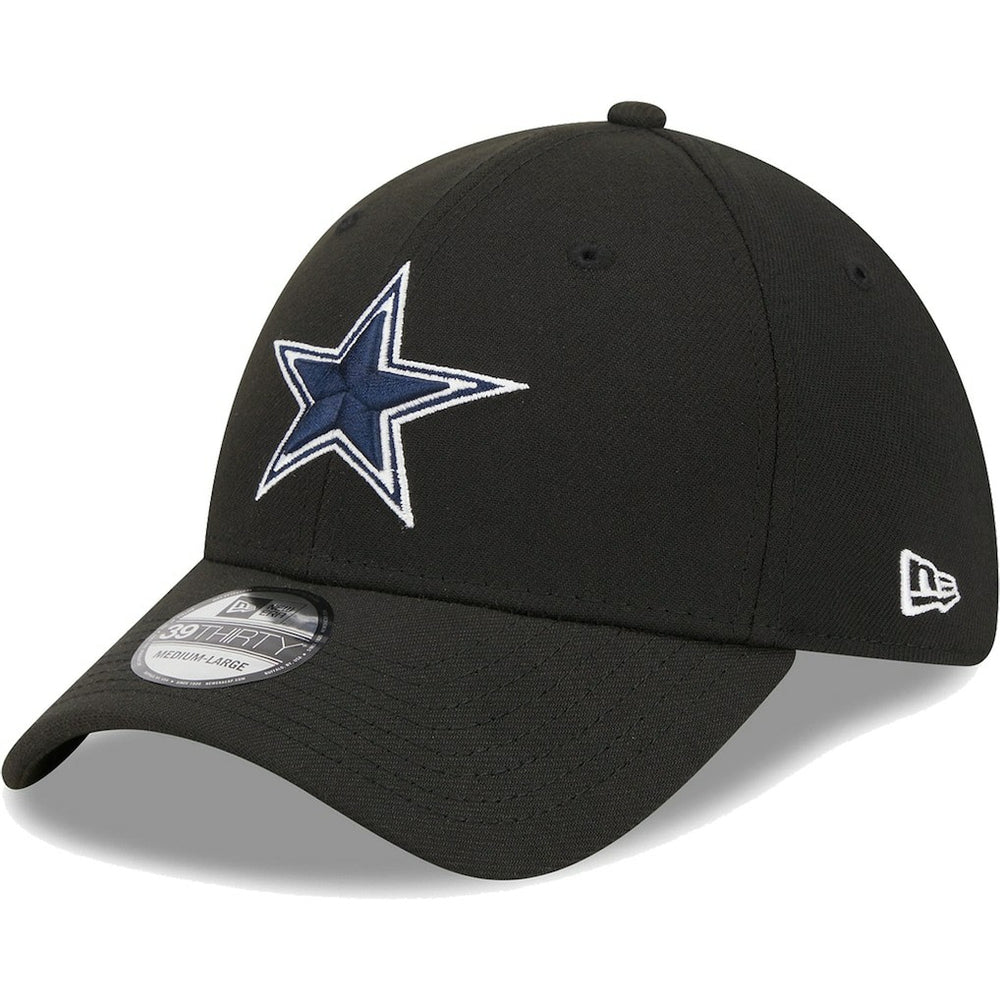 Dallas Cowboys New Era Main 39THIRTY Flex Hat - Black Hats