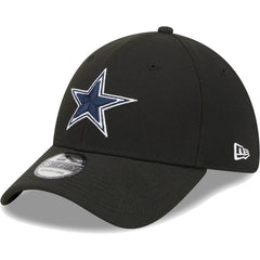 Dallas Cowboys New Era Main 39THIRTY Flex Hat - Black Hats