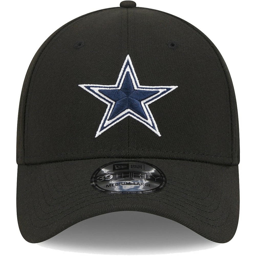Dallas Cowboys New Era Main 39THIRTY Flex Hat - Black Hats