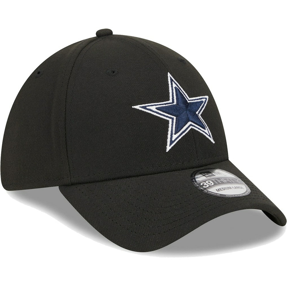Dallas Cowboys New Era Main 39THIRTY Flex Hat - Black Hats