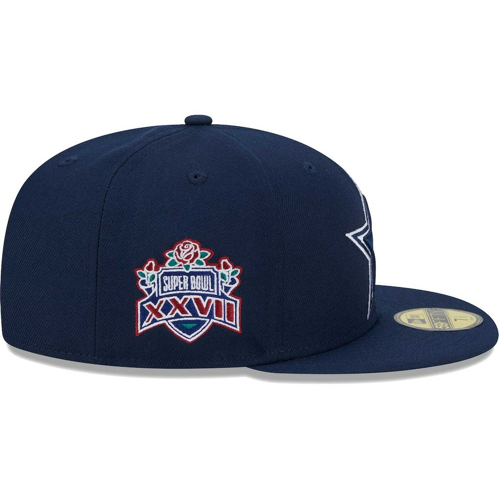 Dallas Cowboys New Era Main Patch 59FIFTY Fitted Hat - Navy Hats