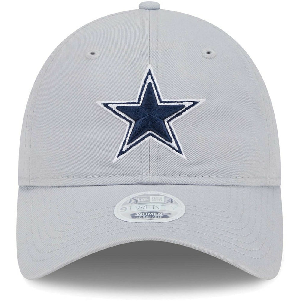 Dallas Cowboys New Era Women's Main Core Classic 2.0 9TWENTY Adjustable Hat - Gray Hats