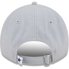 Dallas Cowboys New Era Women's Main Core Classic 2.0 9TWENTY Adjustable Hat - Gray Hats