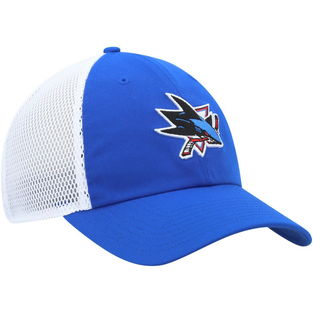San Jose Sharks adidas Color Pop Trucker Adjustable Hat - Blue | US 200012369