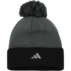 Vegas Golden Knights adidas Women's Laurel Cuffed Knit Hat with Pom - Gray | US 200012419