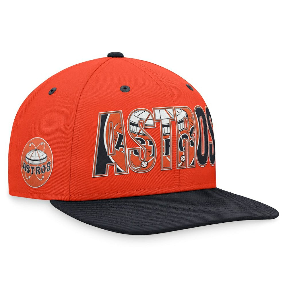 Houston Astros Nike Cooperstown Collection Pro Snapback Hat - Orange Hats