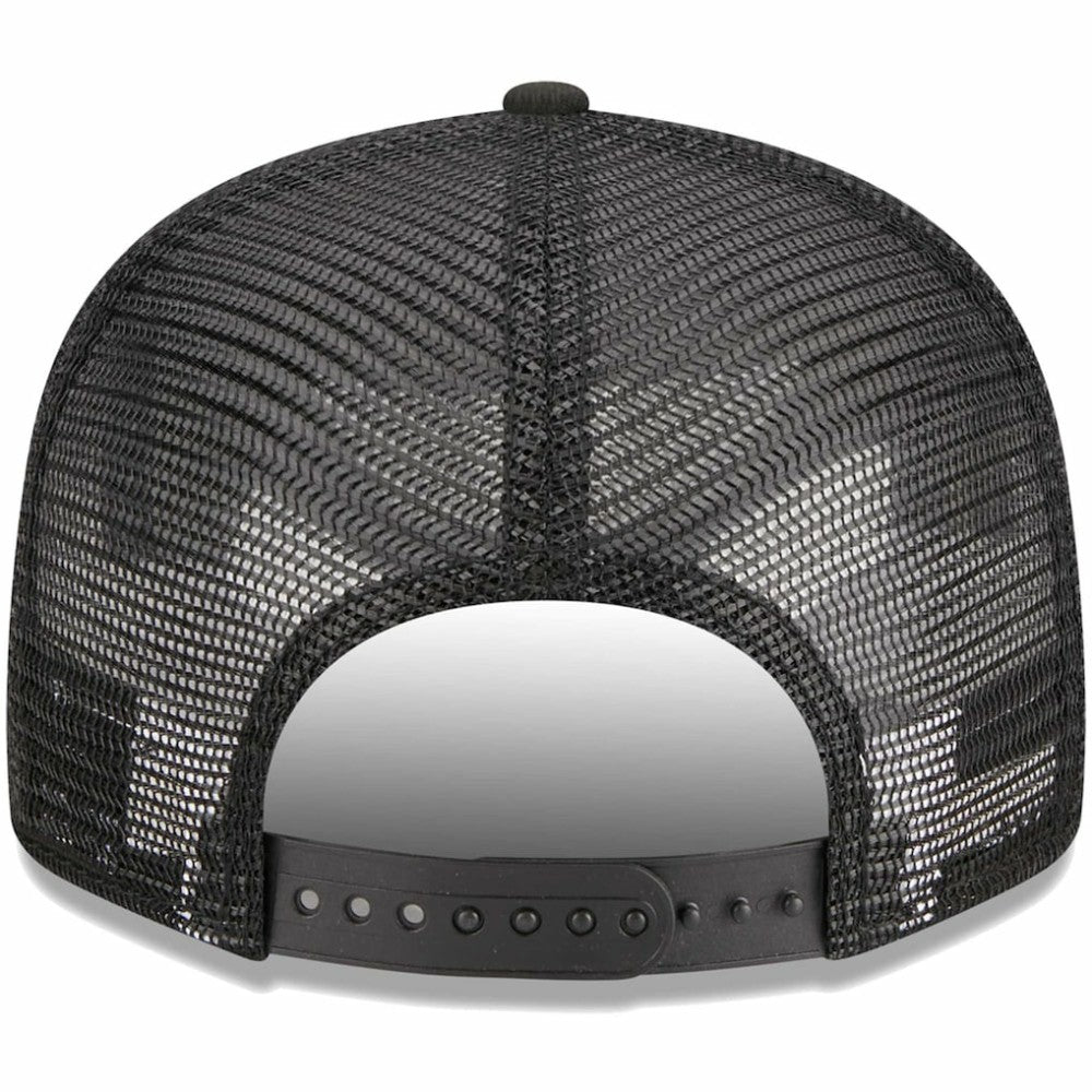 Chicago White Sox New Era Scratch Squared Trucker 9FIFTY Snapback Hat - Black Hats