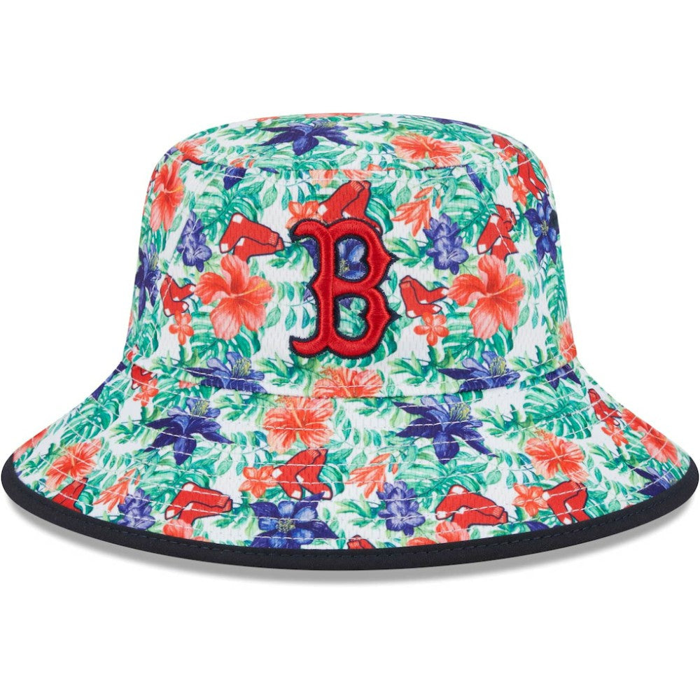 Boston Red Sox New Era Tropic Floral Bucket Hat Hats
