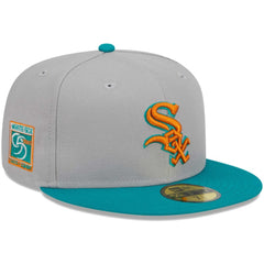 Chicago White Sox New Era  59FIFTY Fitted Hat - Gray/Teal Hats