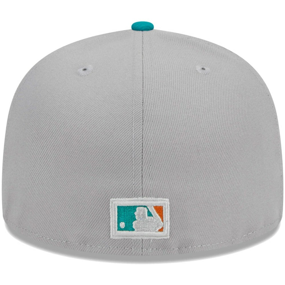 Cincinnati Reds New Era  59FIFTY Fitted Hat - Gray/Teal Hats