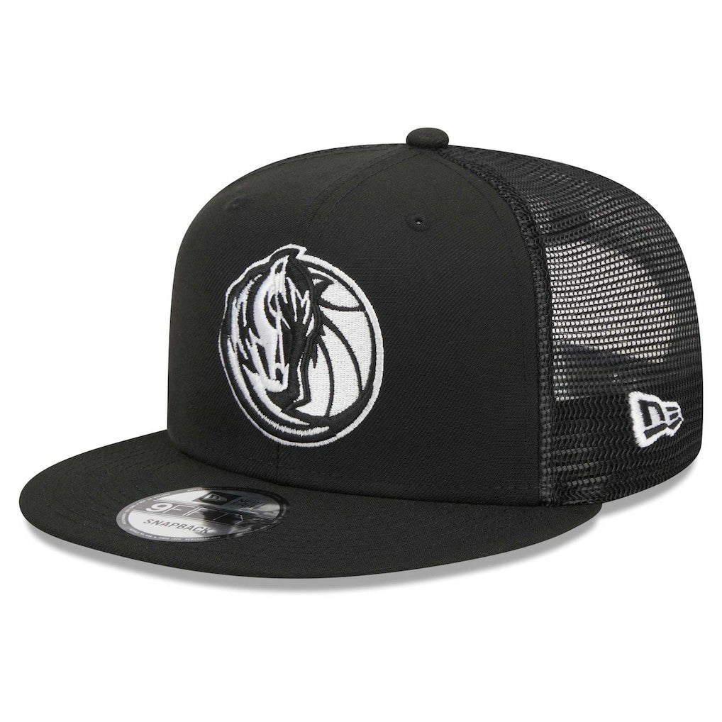 Dallas Mavericks 9FIFTY Snapback Trucker Hat Black - New Era