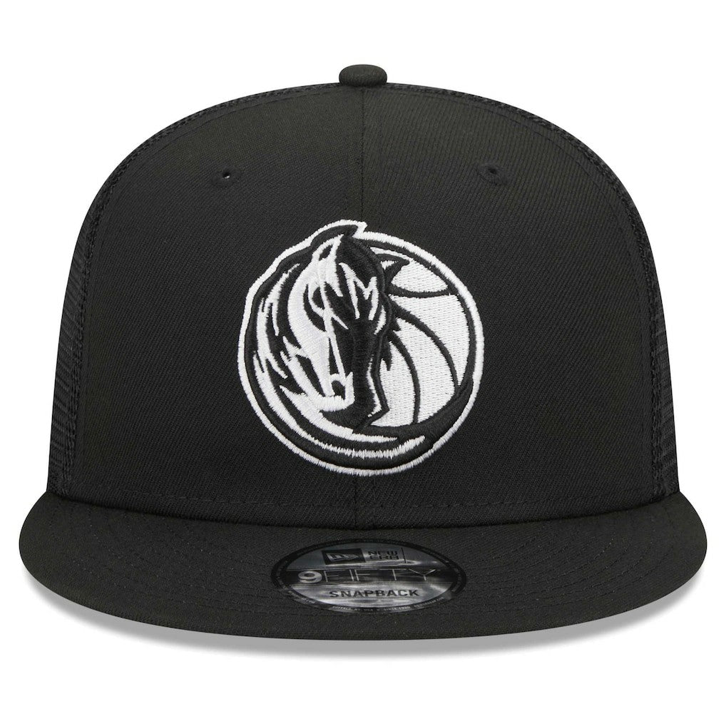 Dallas Mavericks 9FIFTY Snapback Trucker Hat Black - New Era