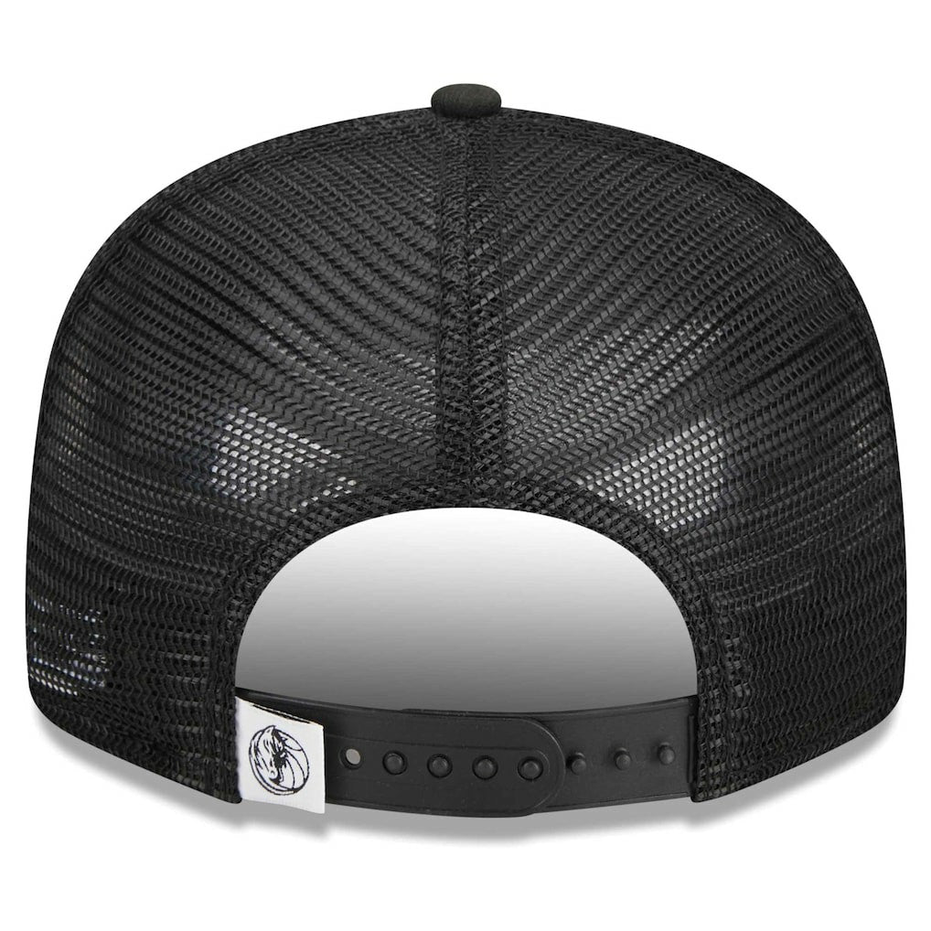 Dallas Mavericks 9FIFTY Snapback Trucker Hat Black - New Era