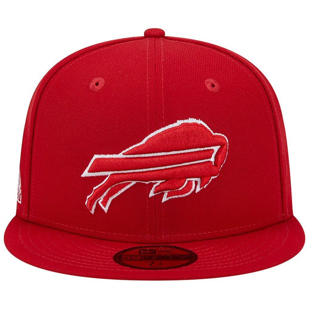 Buffalo Bills New Era 1998 Hawaii Pro Bowl Main Patch 59FIFTY Fitted Hat - Scarlet Hats