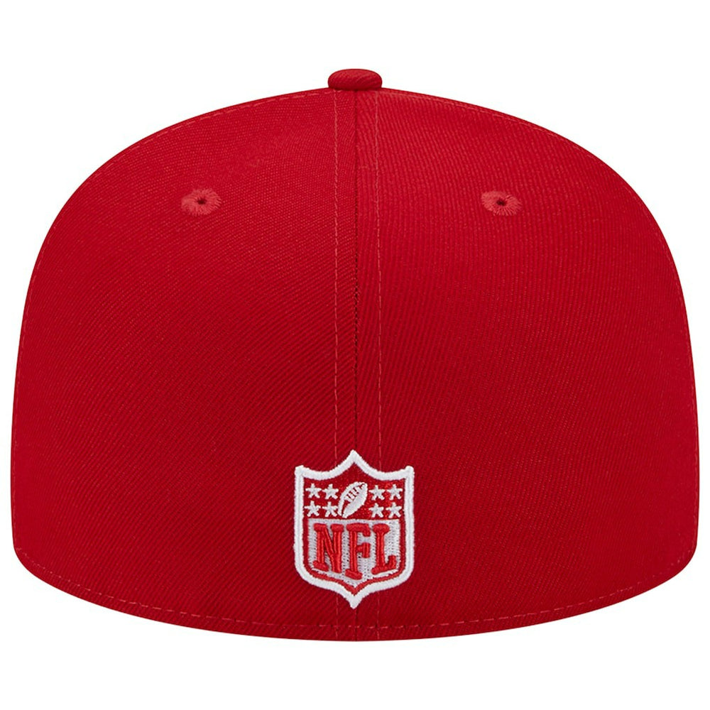 Los Angeles Rams New Era 1990 Hawaii Pro Bowl Main Patch 59FIFTY Fitted Hat - Scarlet Hats