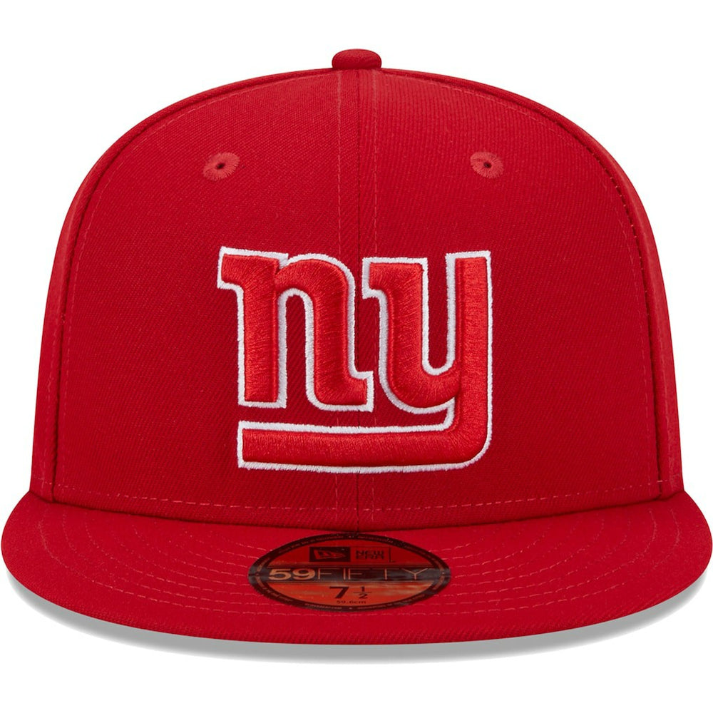 New York Giants New Era Super Bowl XLVI Main Patch 59FIFTY Fitted Hat - Scarlet Hats