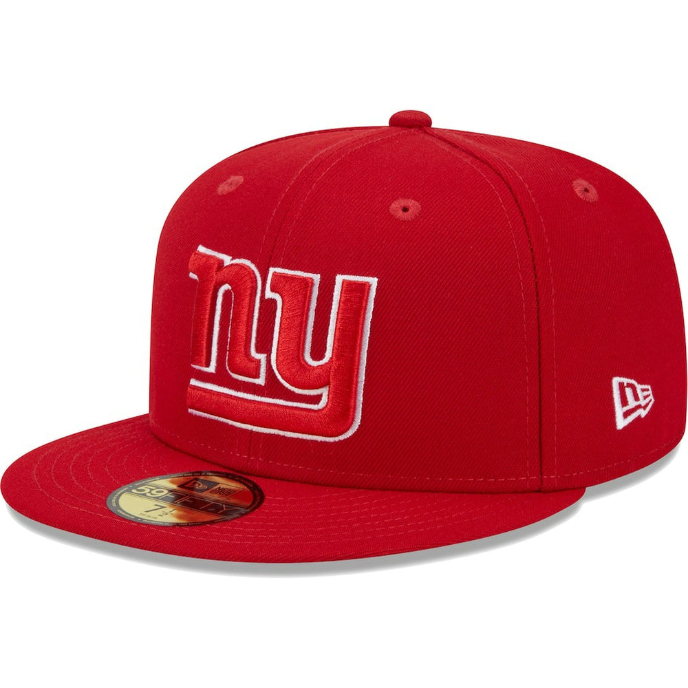 New York Giants New Era Super Bowl XLVI Main Patch 59FIFTY Fitted Hat - Scarlet Hats