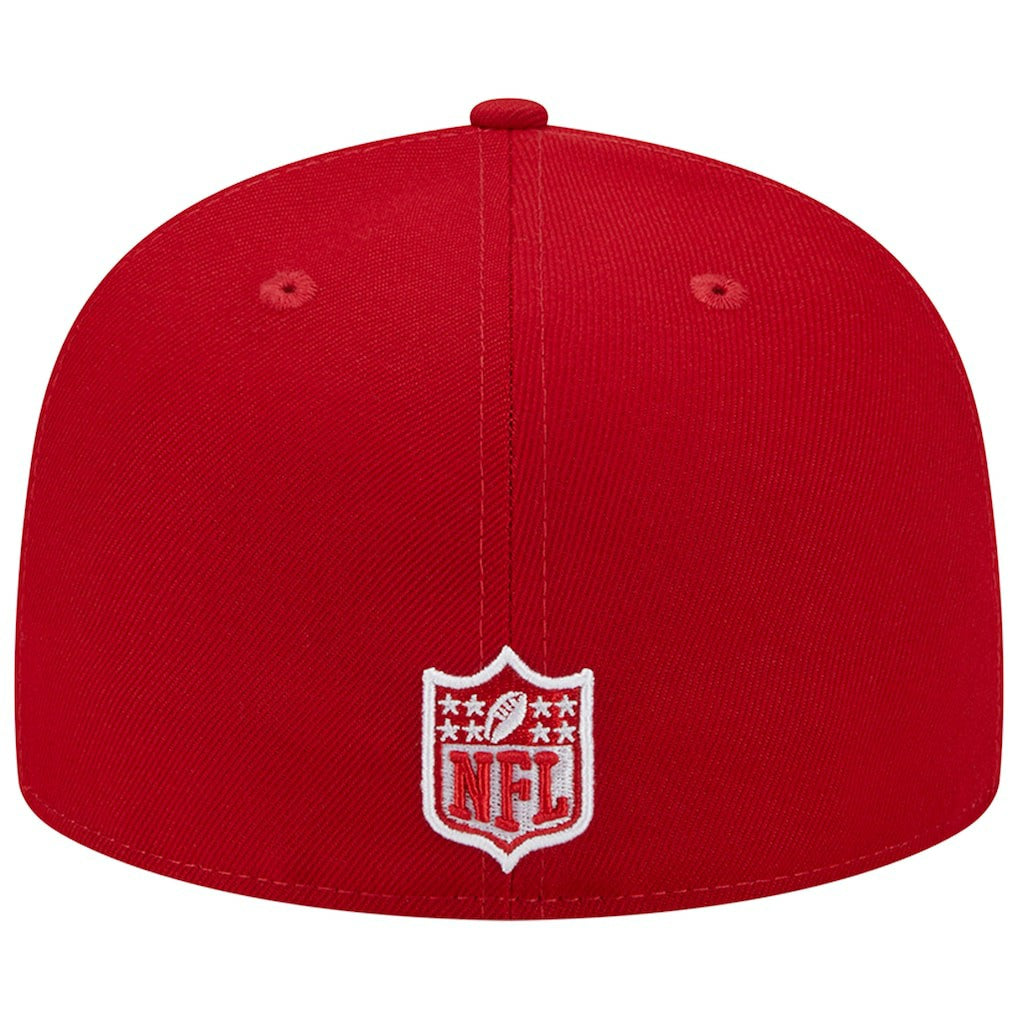 Pittsburgh Steelers New Era Super Bowl XLIII Main Patch 59FIFTY Fitted Hat - Scarlet Hats
