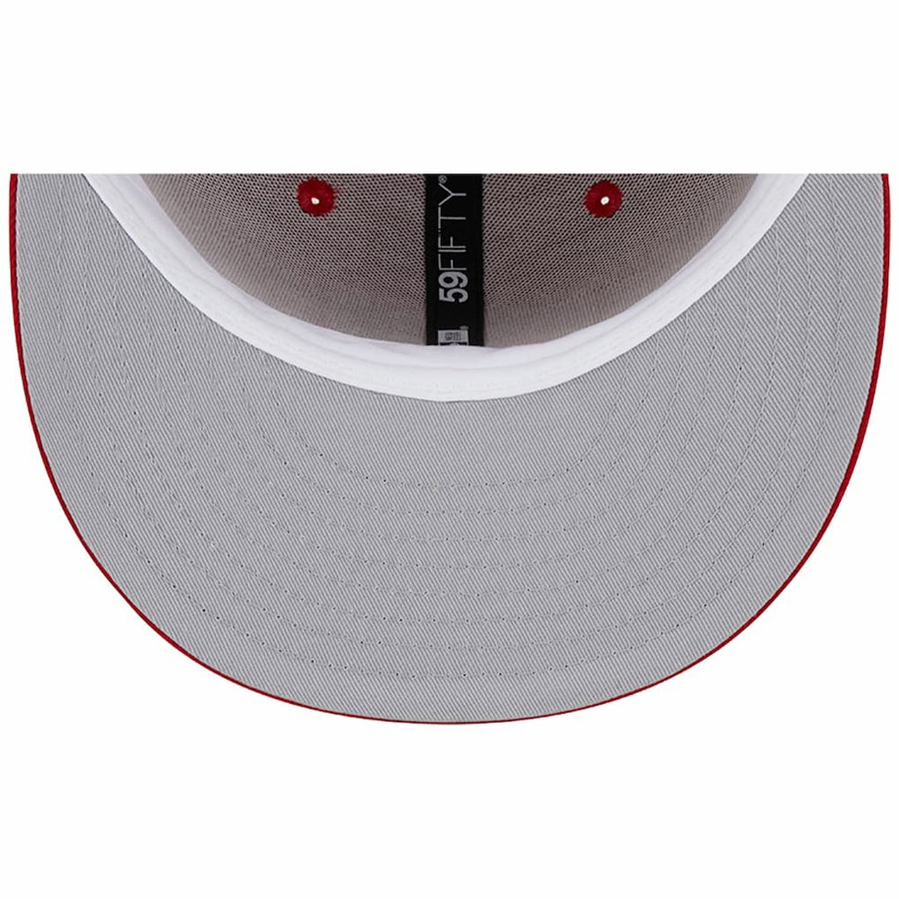 Pittsburgh Steelers New Era Super Bowl XLIII Main Patch 59FIFTY Fitted Hat - Scarlet Hats