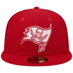 Tampa Bay Buccaneers New Era Super Bowl XXXVII Main Patch 59FIFTY Fitted Hat - Scarlet Hats