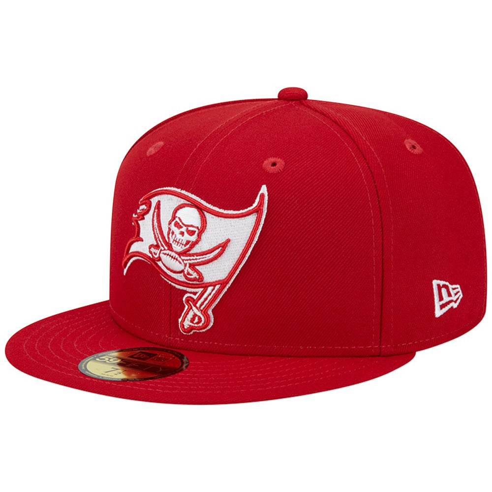 Tampa Bay Buccaneers New Era Super Bowl XXXVII Main Patch 59FIFTY Fitted Hat - Scarlet Hats