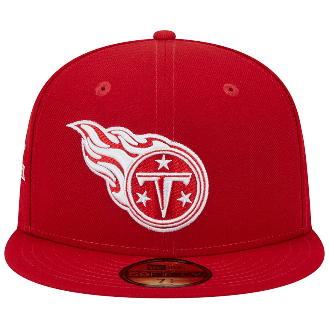 Tennessee Titans New Era 15 Years Main Patch 59FIFTY Fitted Hat - Scarlet Hats