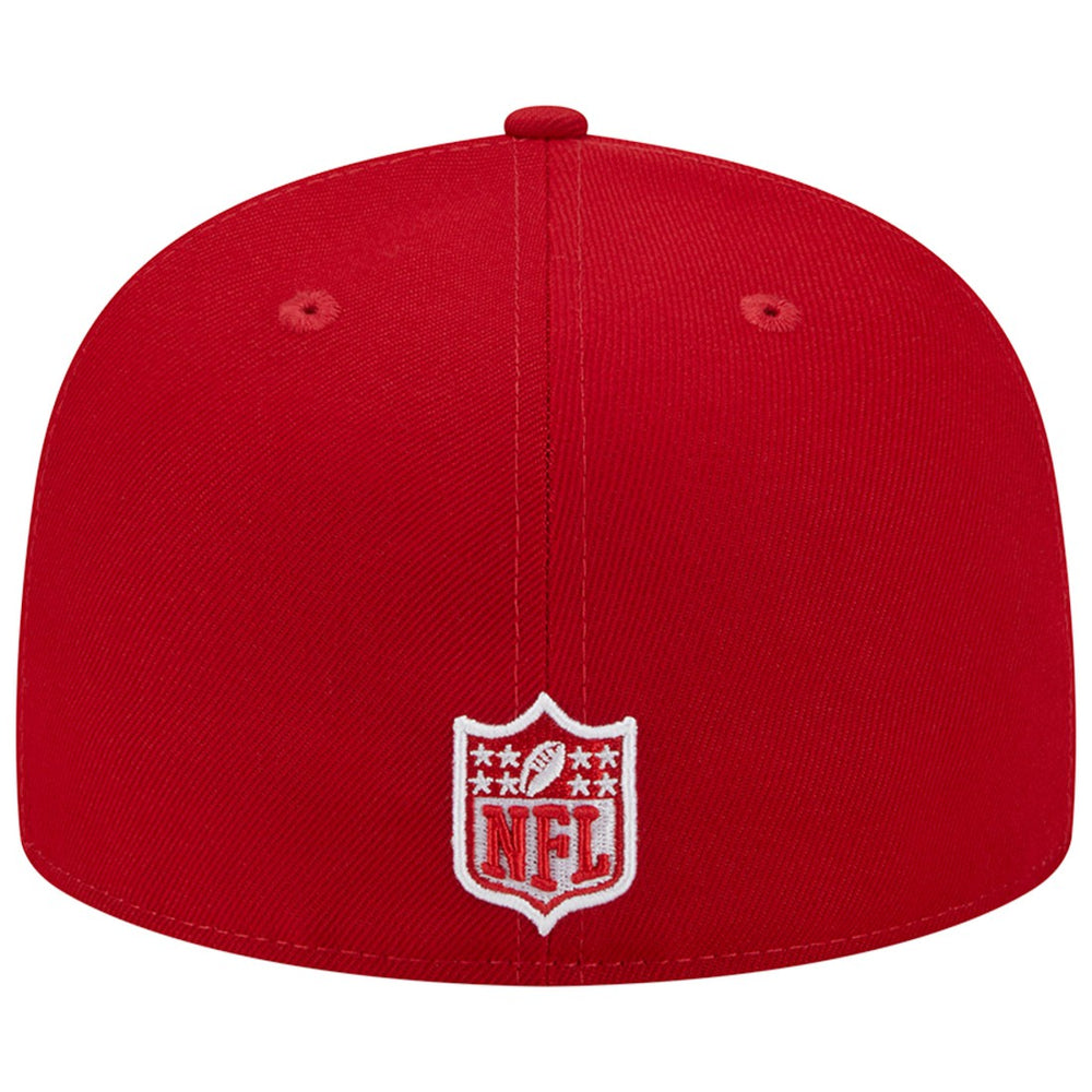 Tennessee Titans New Era 15 Years Main Patch 59FIFTY Fitted Hat - Scarlet Hats