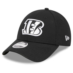 Cincinnati Bengals New Era Youth Main B-Dub 9FORTY Adjustable Hat - Black Hats