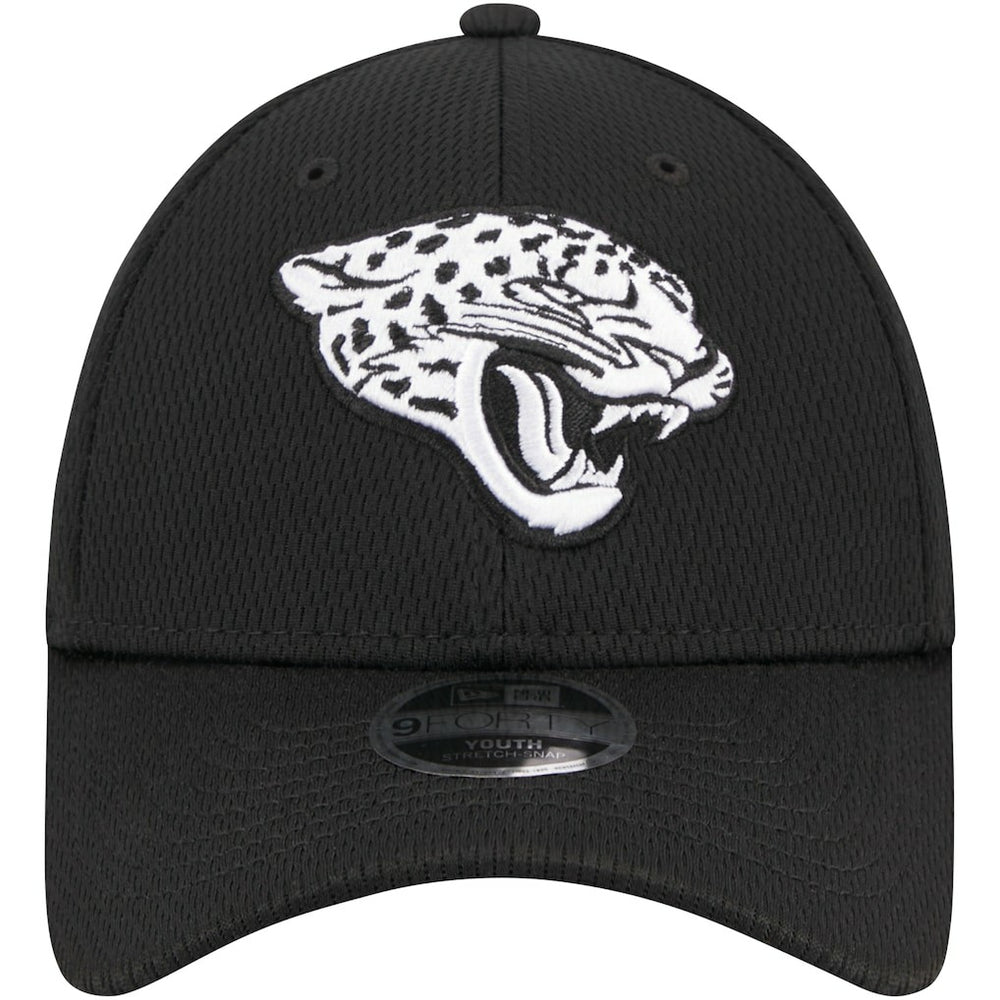 Jacksonville Jaguars New Era Youth Main B-Dub 9FORTY Adjustable Hat - Black Hats