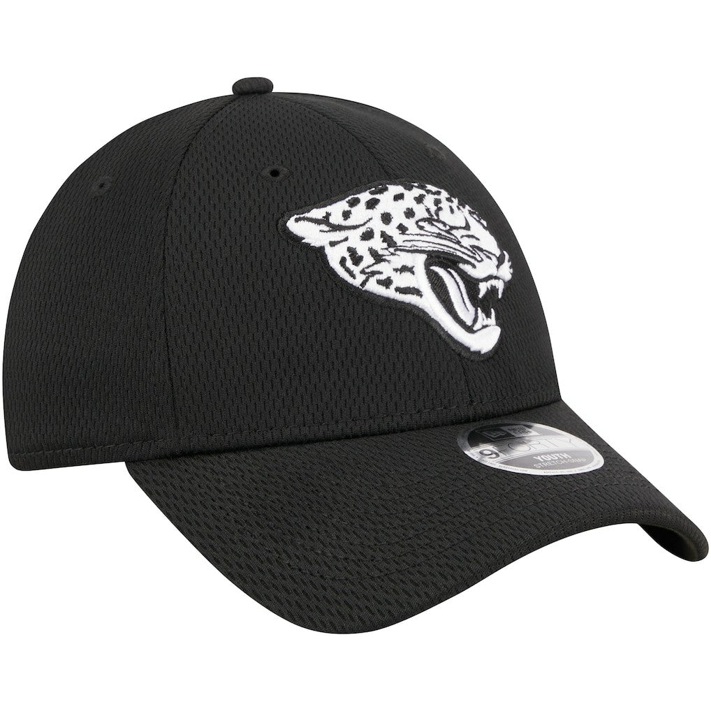 Jacksonville Jaguars New Era Youth Main B-Dub 9FORTY Adjustable Hat - Black Hats