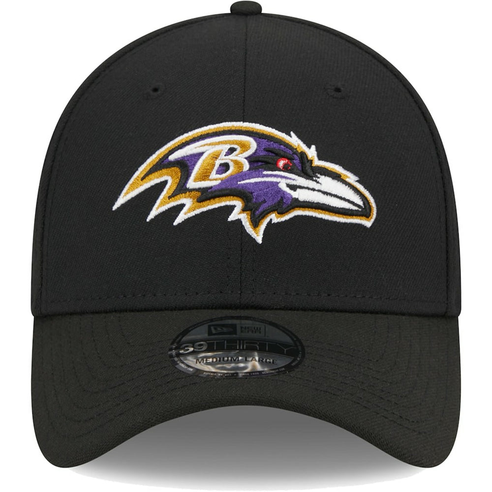 Baltimore Ravens New Era Main 39THIRTY Flex Hat - Black Hats
