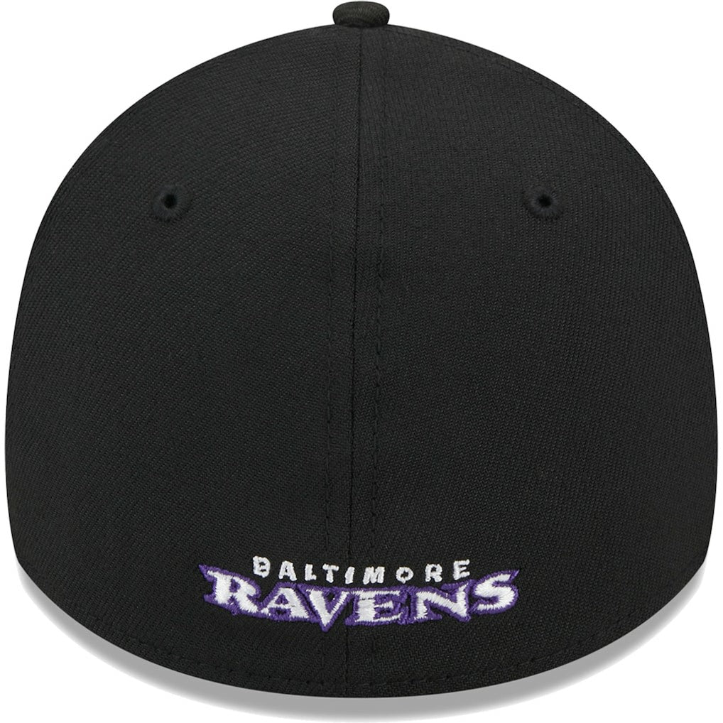 Baltimore Ravens New Era Main 39THIRTY Flex Hat - Black Hats