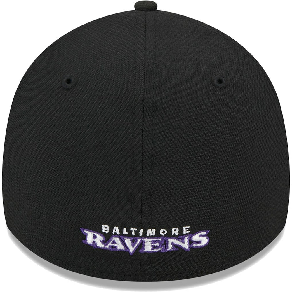 Baltimore Ravens New Era Main 39THIRTY Flex Hat - Black Hats