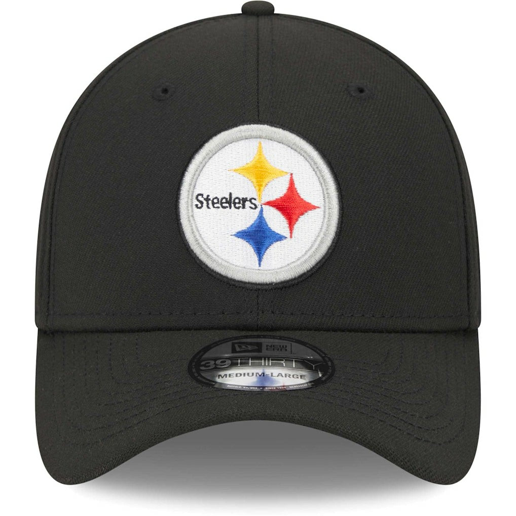 Pittsburgh Steelers New Era Main 39THIRTY Flex Hat - Black Hats