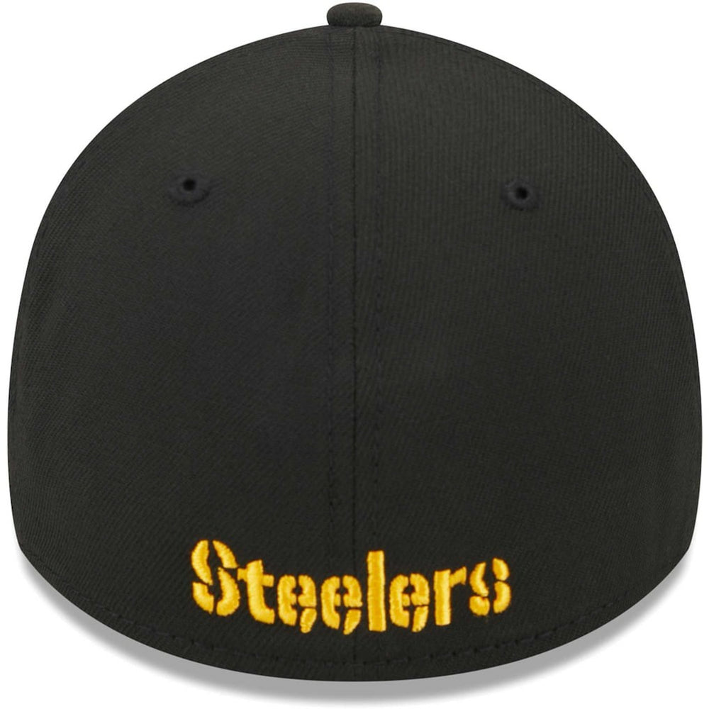 Pittsburgh Steelers New Era Main 39THIRTY Flex Hat - Black Hats