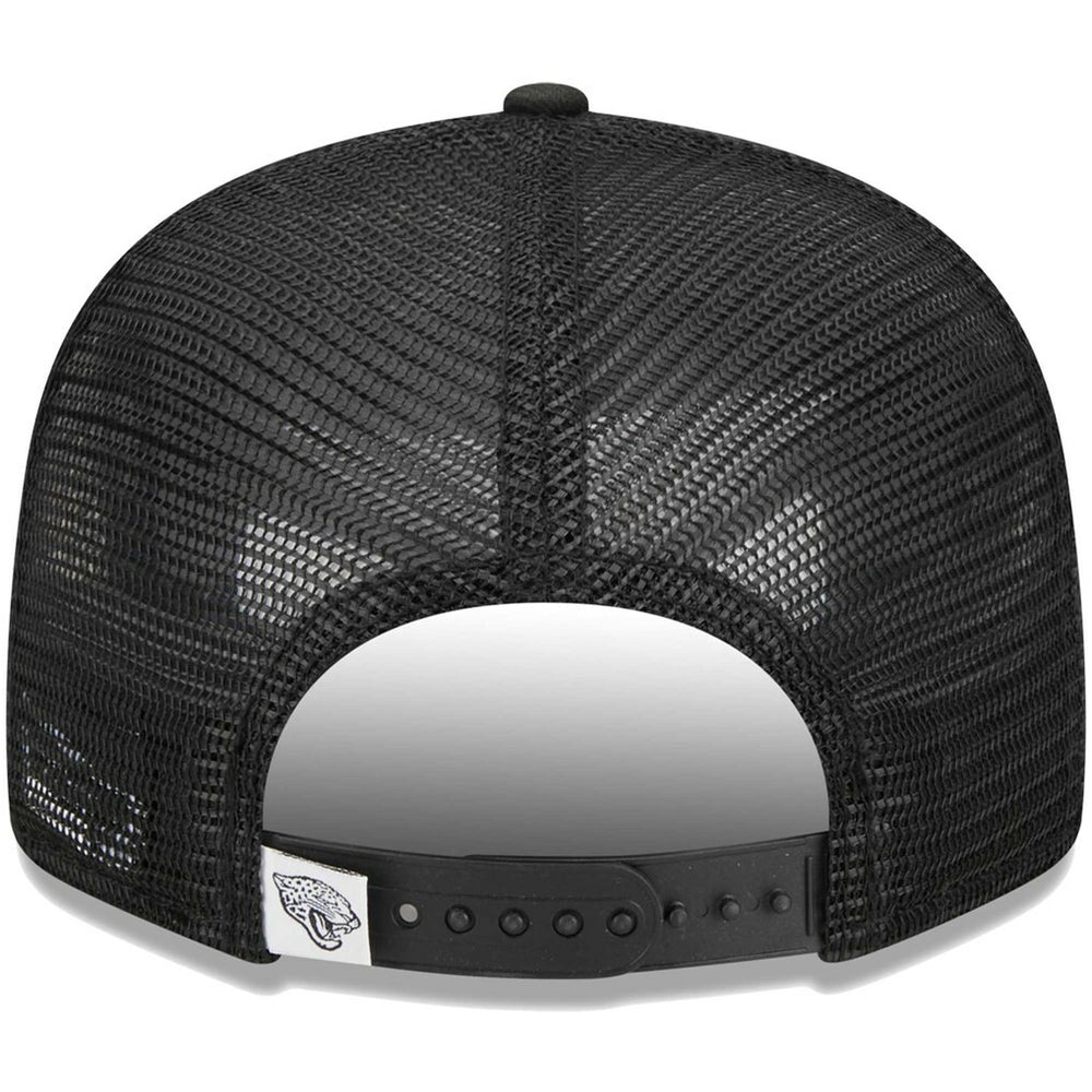 Jacksonville Jaguars New Era Main Trucker 9FIFTY Snapback Hat - Black Hats