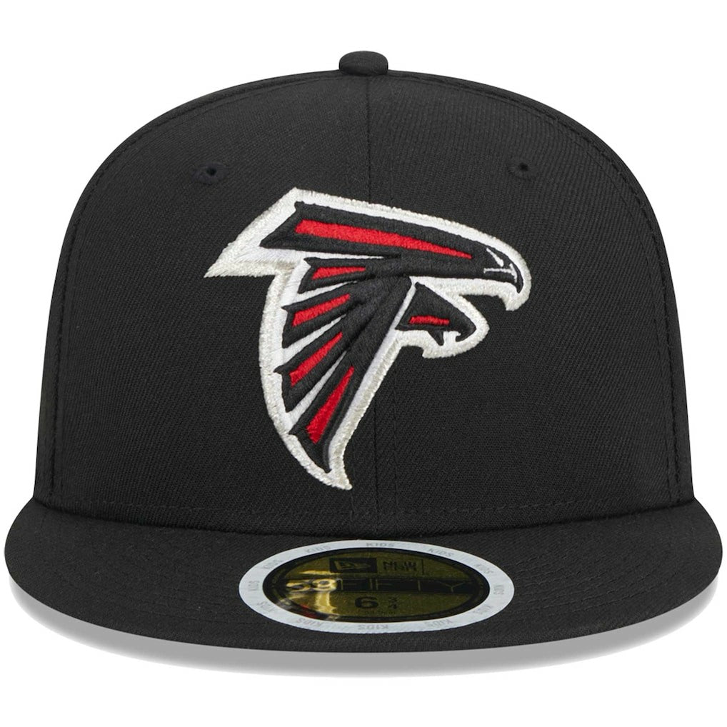 Atlanta Falcons New Era Youth Main 59FIFTY Fitted Hat - Black Hats