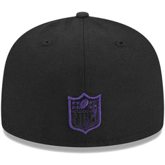 Baltimore Ravens New Era Youth Main 59FIFTY Fitted Hat - Black Hats
