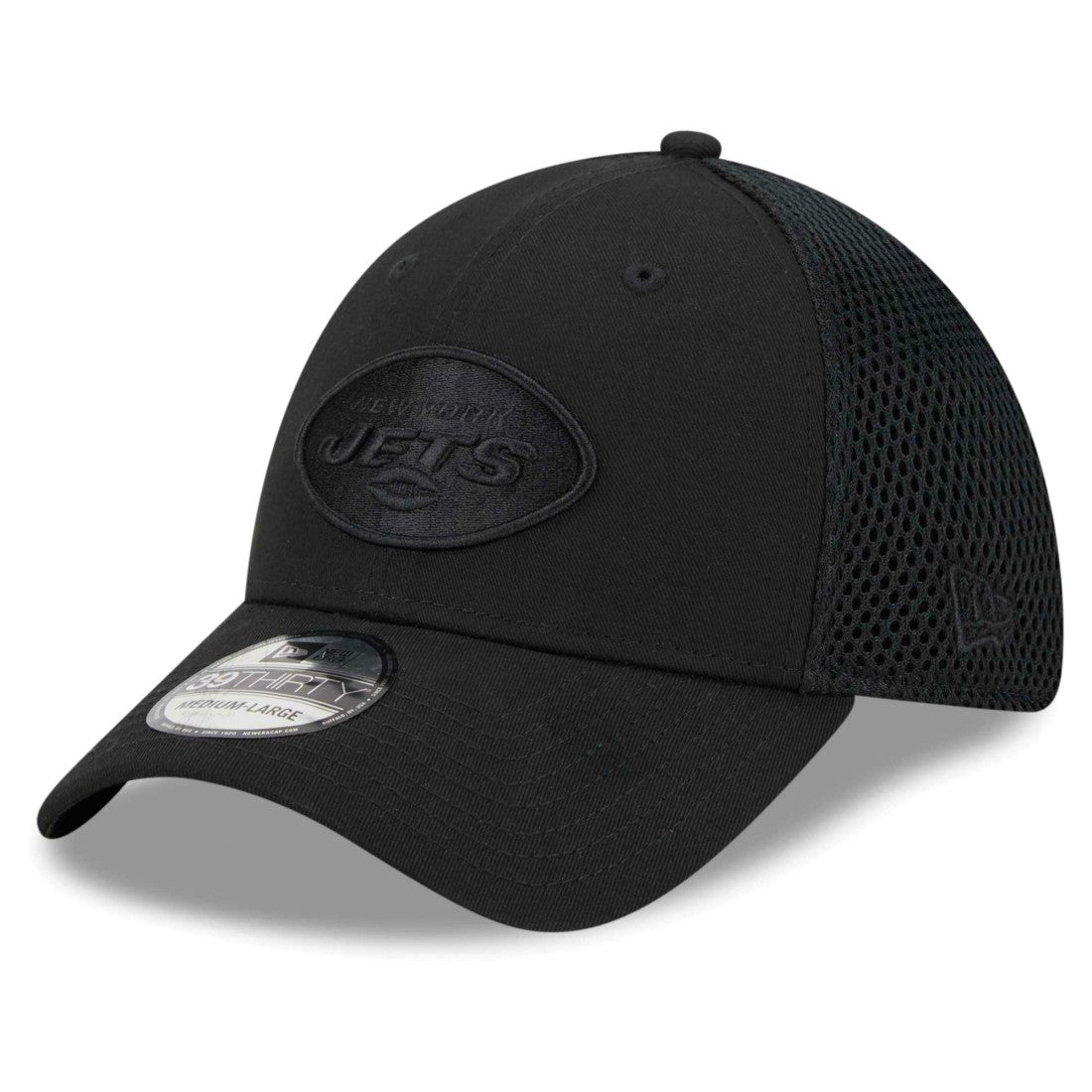 New York Jets New Era Main Neo 39THIRTY Flex Hat - Black Hats