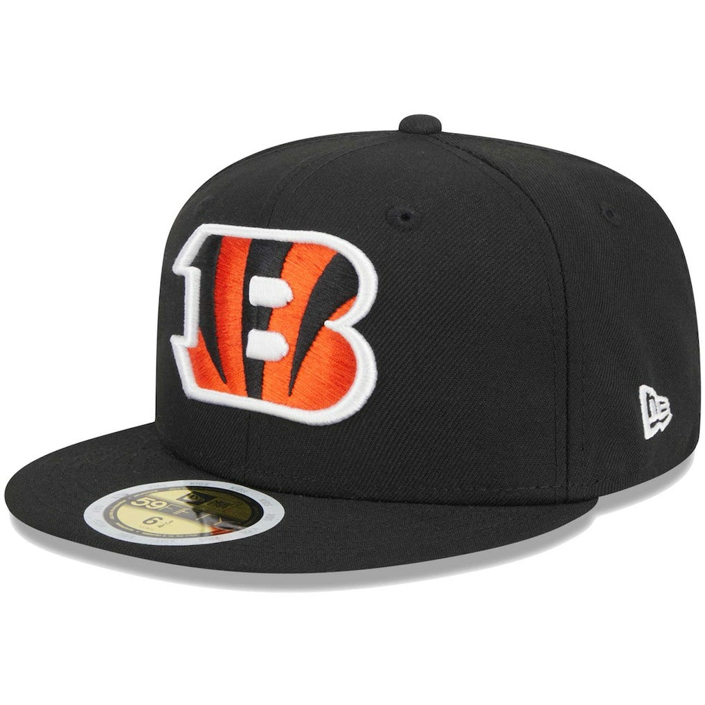 Cincinnati Bengals New Era Youth Main 59FIFTY Fitted Hat - Black Hats
