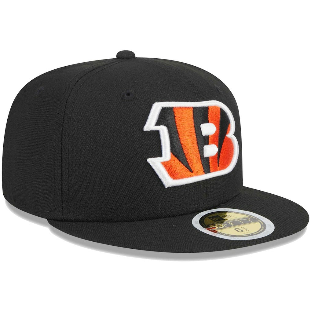 Cincinnati Bengals New Era Youth Main 59FIFTY Fitted Hat - Black Hats