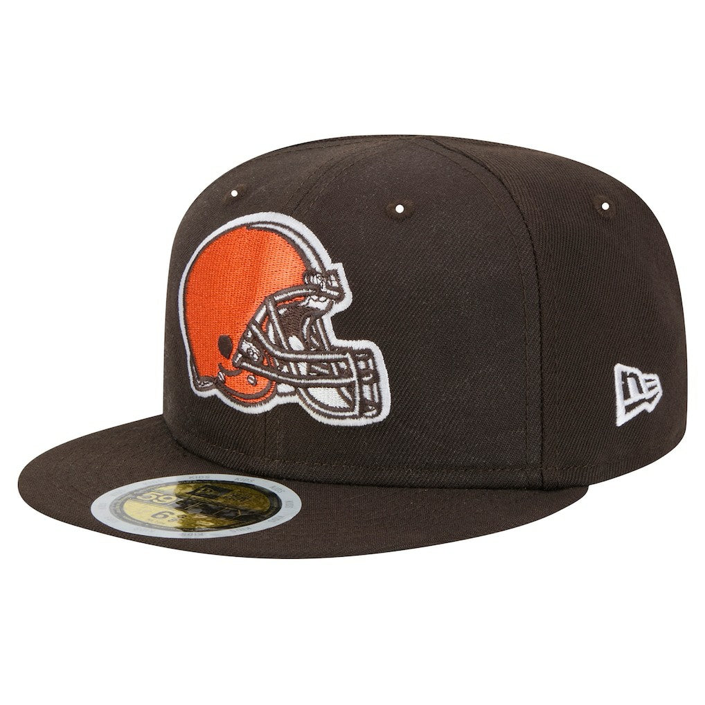 Cleveland Browns New Era Main 59FIFTY Fitted Hat - Brown Hats