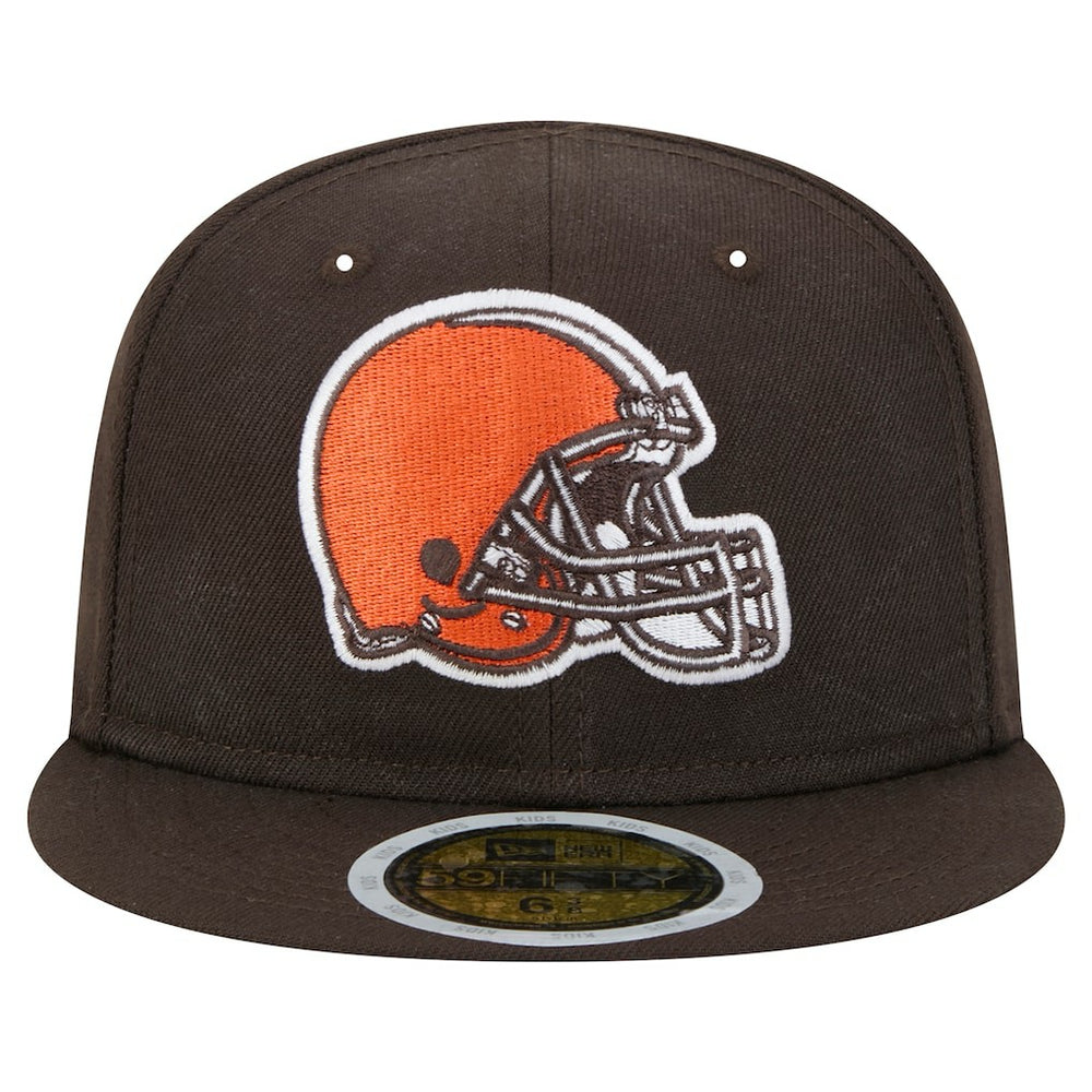 Cleveland Browns New Era Main 59FIFTY Fitted Hat - Brown Hats