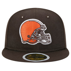 Cleveland Browns New Era Main 59FIFTY Fitted Hat - Brown Hats