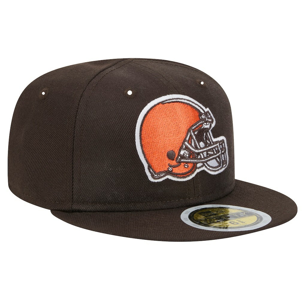 Cleveland Browns New Era Main 59FIFTY Fitted Hat - Brown Hats
