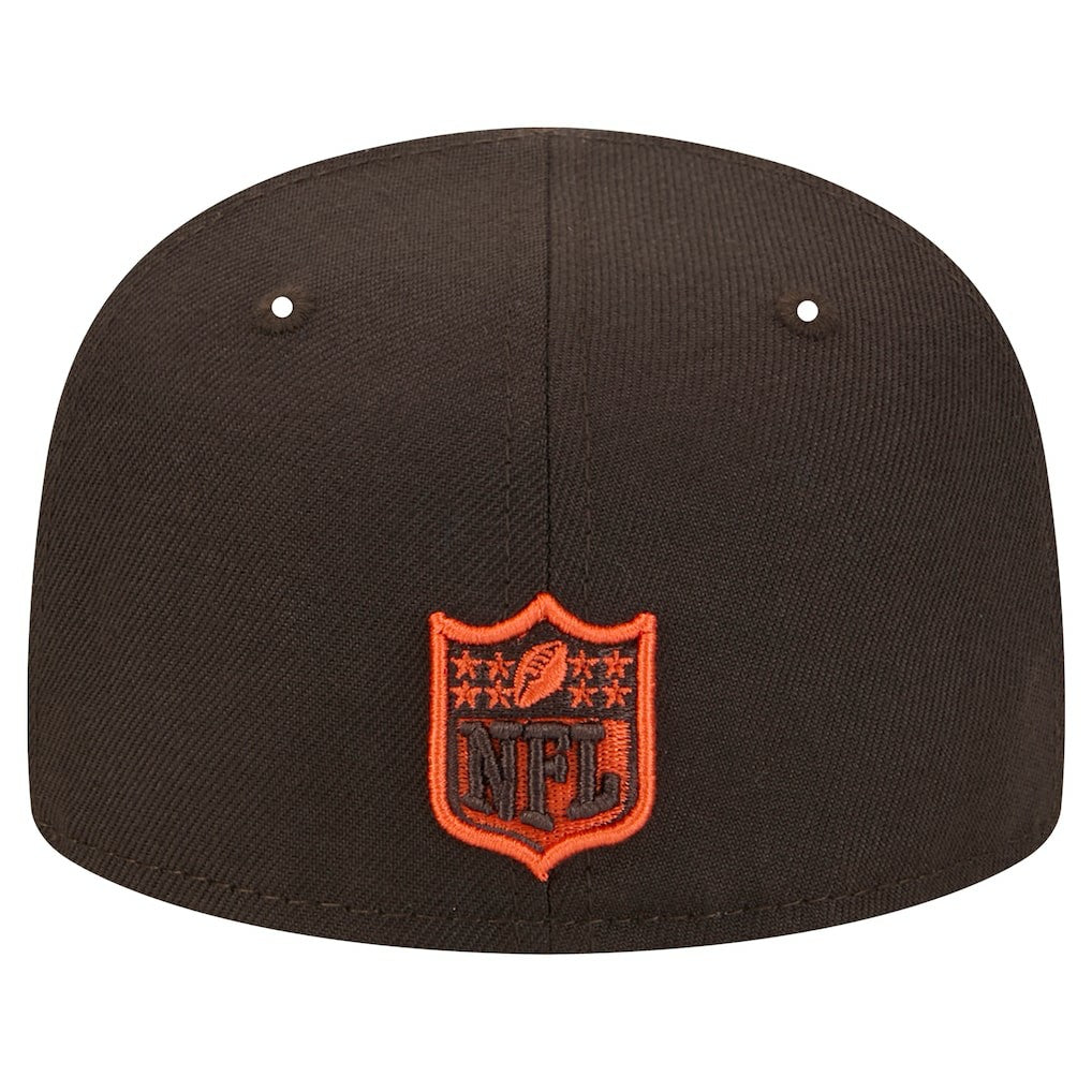 Cleveland Browns New Era Main 59FIFTY Fitted Hat - Brown Hats