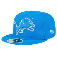 Detroit Lions New Era Main 59FIFTY Fitted Hat - Blue Hats