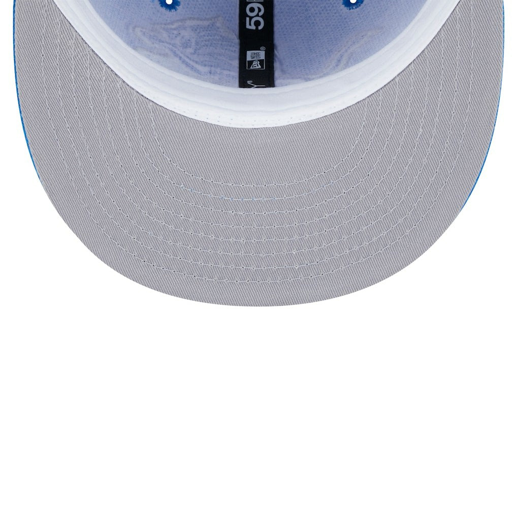 Detroit Lions New Era Main 59FIFTY Fitted Hat - Blue Hats