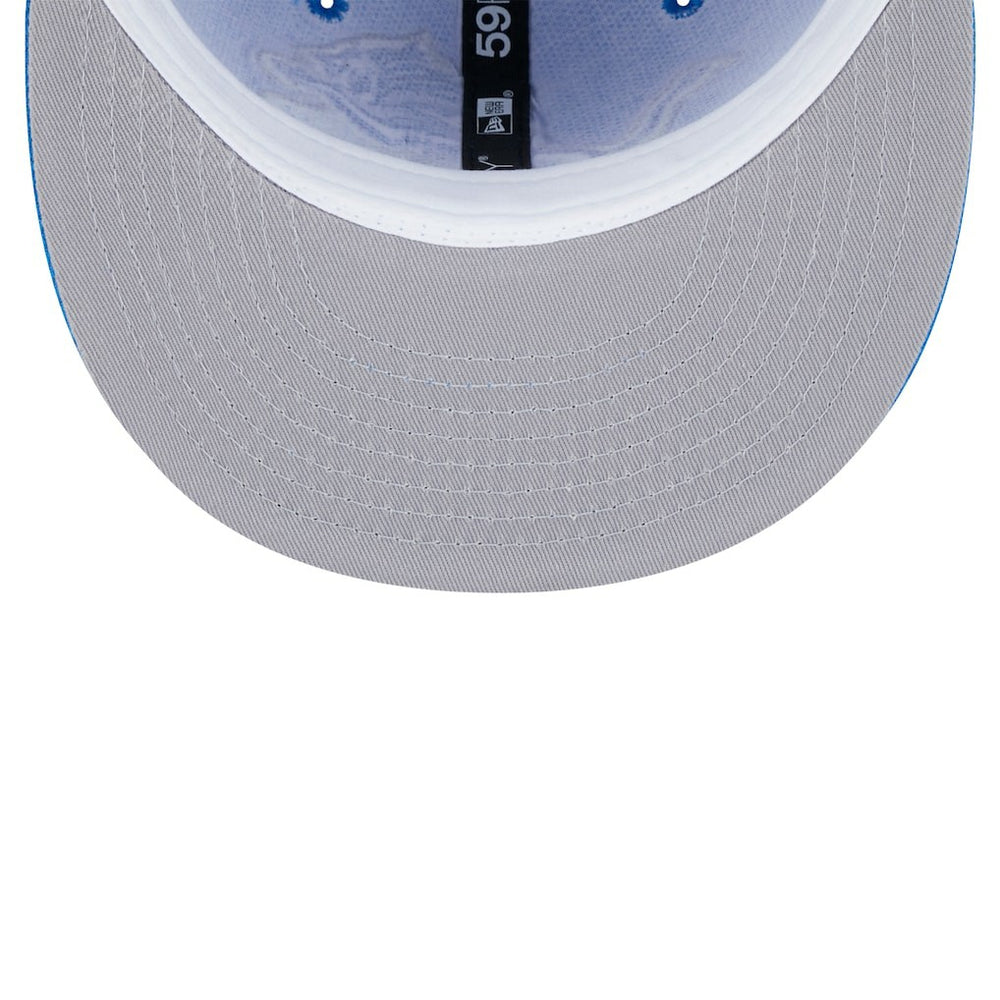 Detroit Lions New Era Main 59FIFTY Fitted Hat - Blue Hats