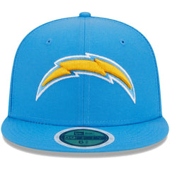Los Angeles Chargers New Era Youth Main 59FIFTY Fitted Hat - Powder Blue Hats